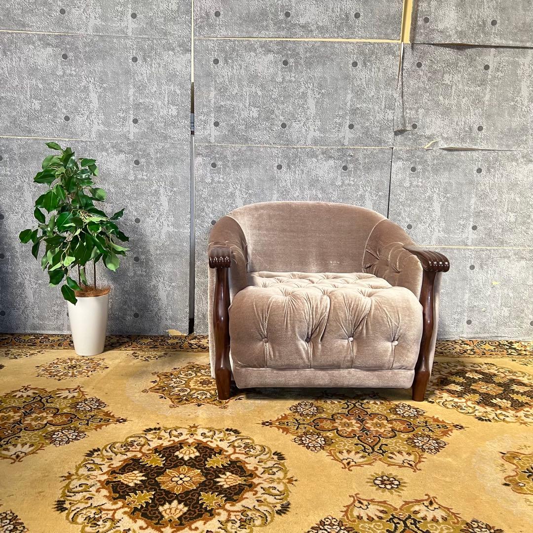 ꧁マルニ木工 maruni꧂ベルサイユシリーズ 1人掛けアームソファ リビング