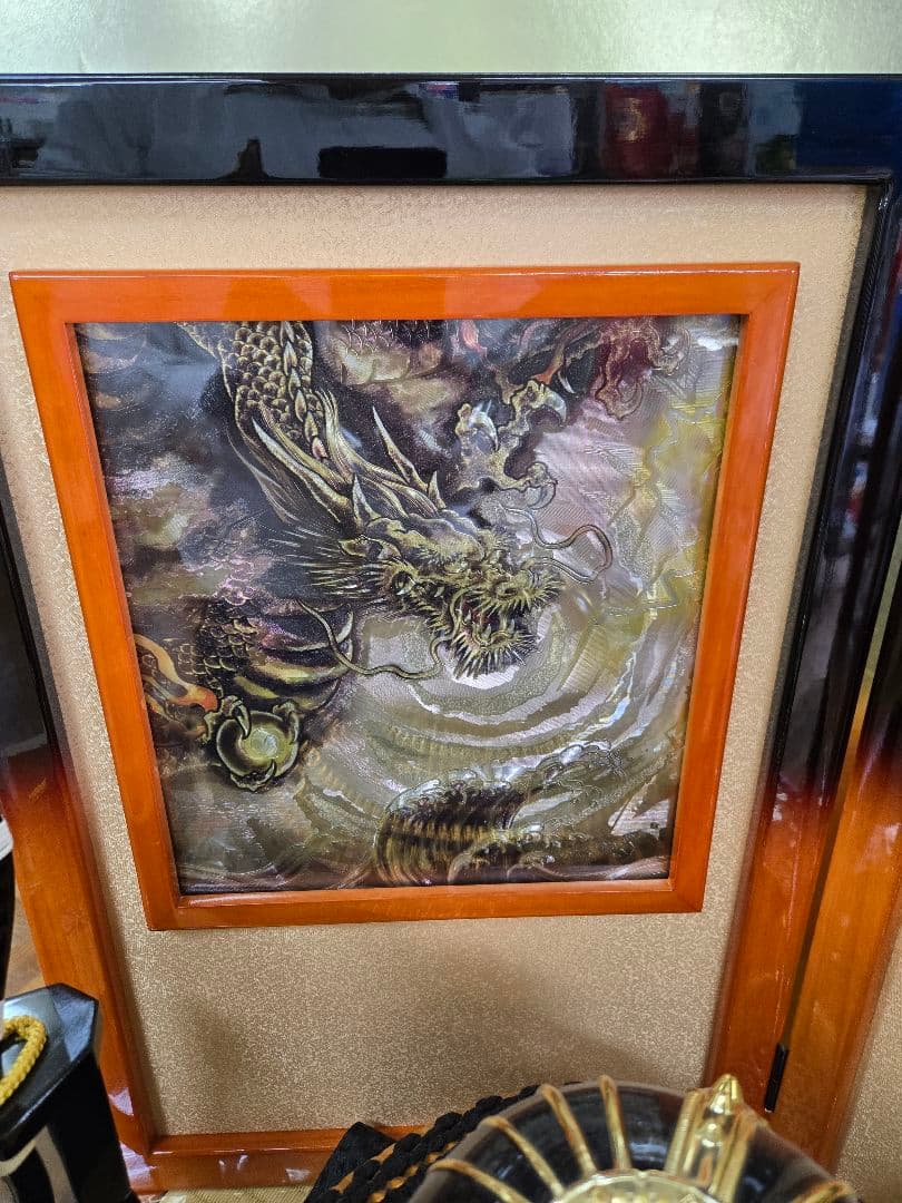 【展示品限り】五月人形　兜　鍬形　収納飾り　子供着用可　※閉店セール　S29