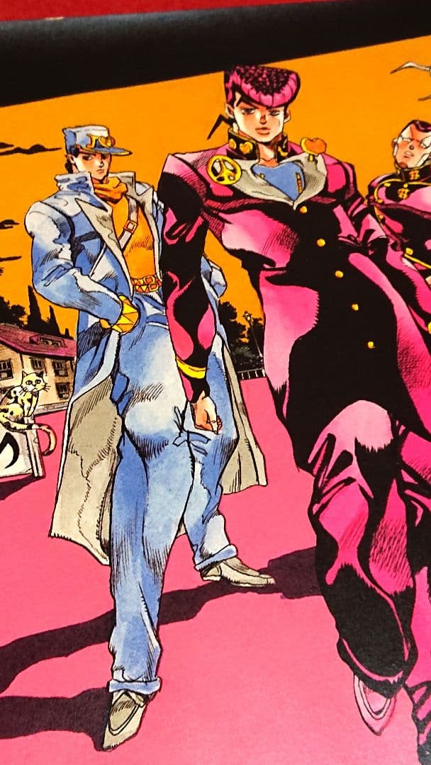 ジョジョの奇妙な冒険 ジョジョ展 ポスター 4部 東方仗助 空条承太郎