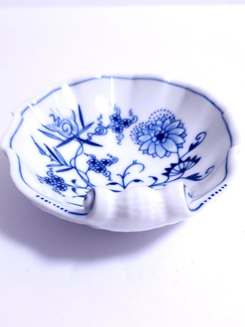 マイセン　MEISSEN ブルーオニオン シェル型ディッシュ5枚セット