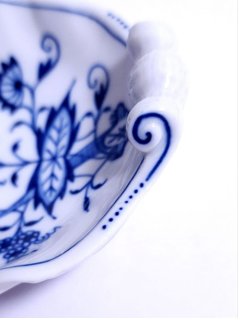 マイセン　MEISSEN ブルーオニオン シェル型ディッシュ5枚セット