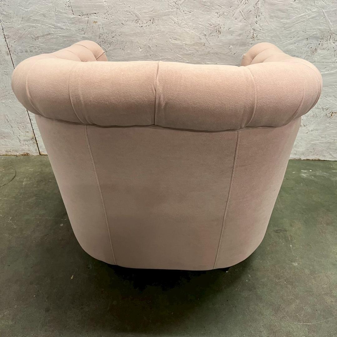 チェスターフィールド 1人掛けソファ ピンク VINCENT ④ A0605