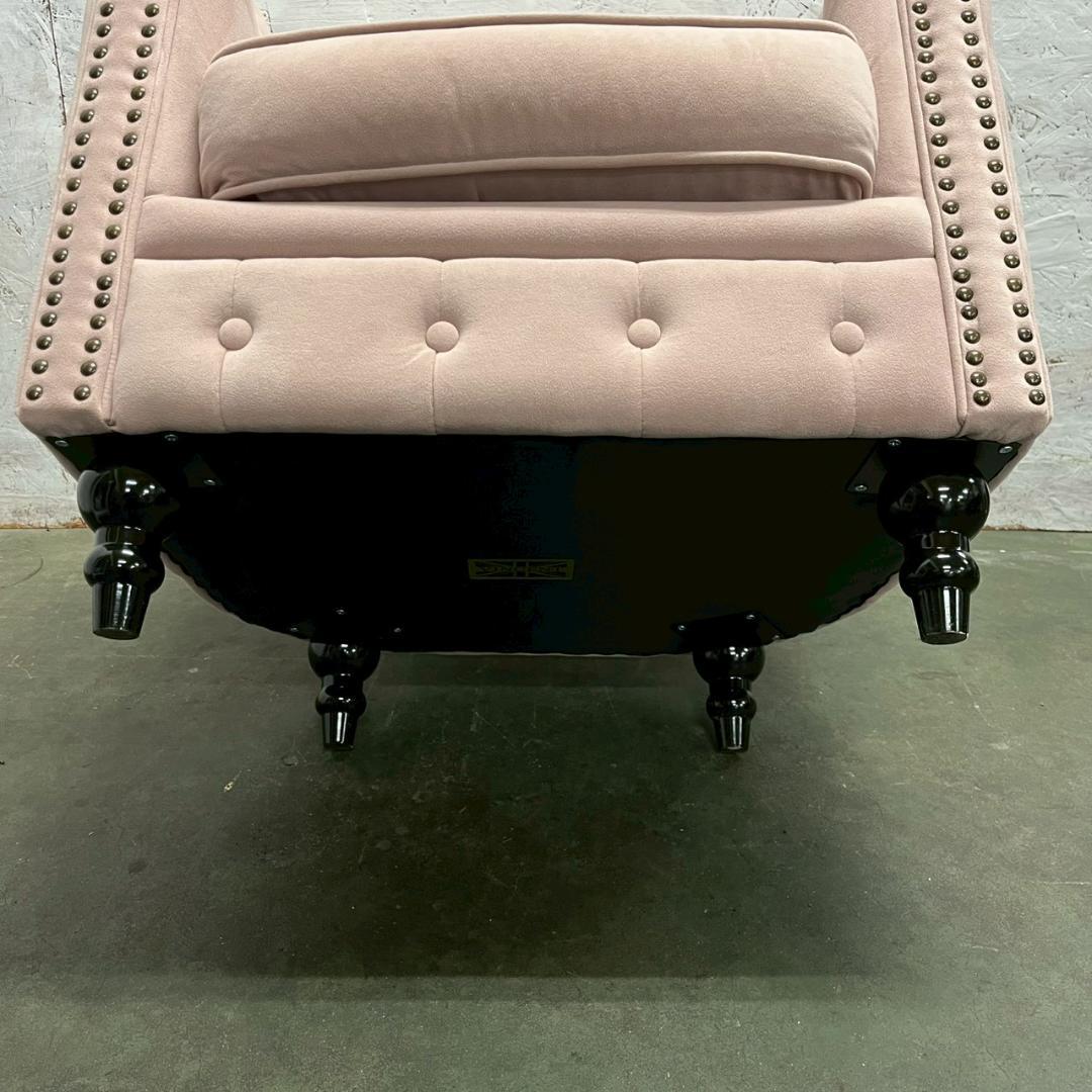 チェスターフィールド 1人掛けソファ ピンク VINCENT ④ A0605