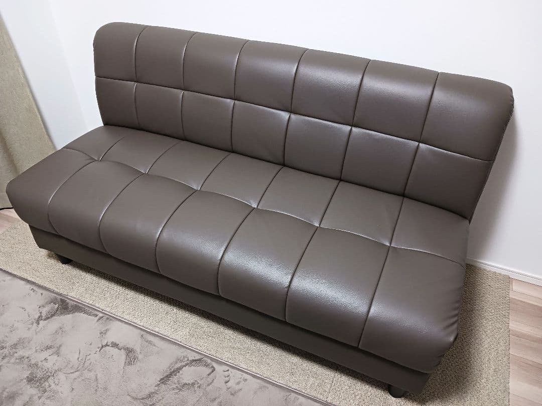 ニトリ　ソファ NSクリーンボックス モカ　幅144cm