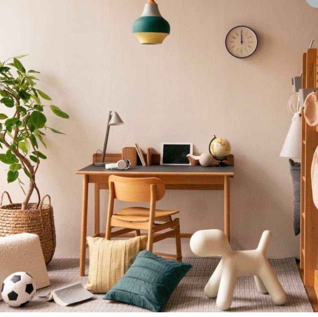 【美品】ACTAS TEHO デスク 引き出し付き ナチュラル　リノリウム