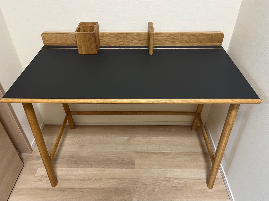 【美品】ACTAS TEHO デスク 引き出し付き ナチュラル　リノリウム