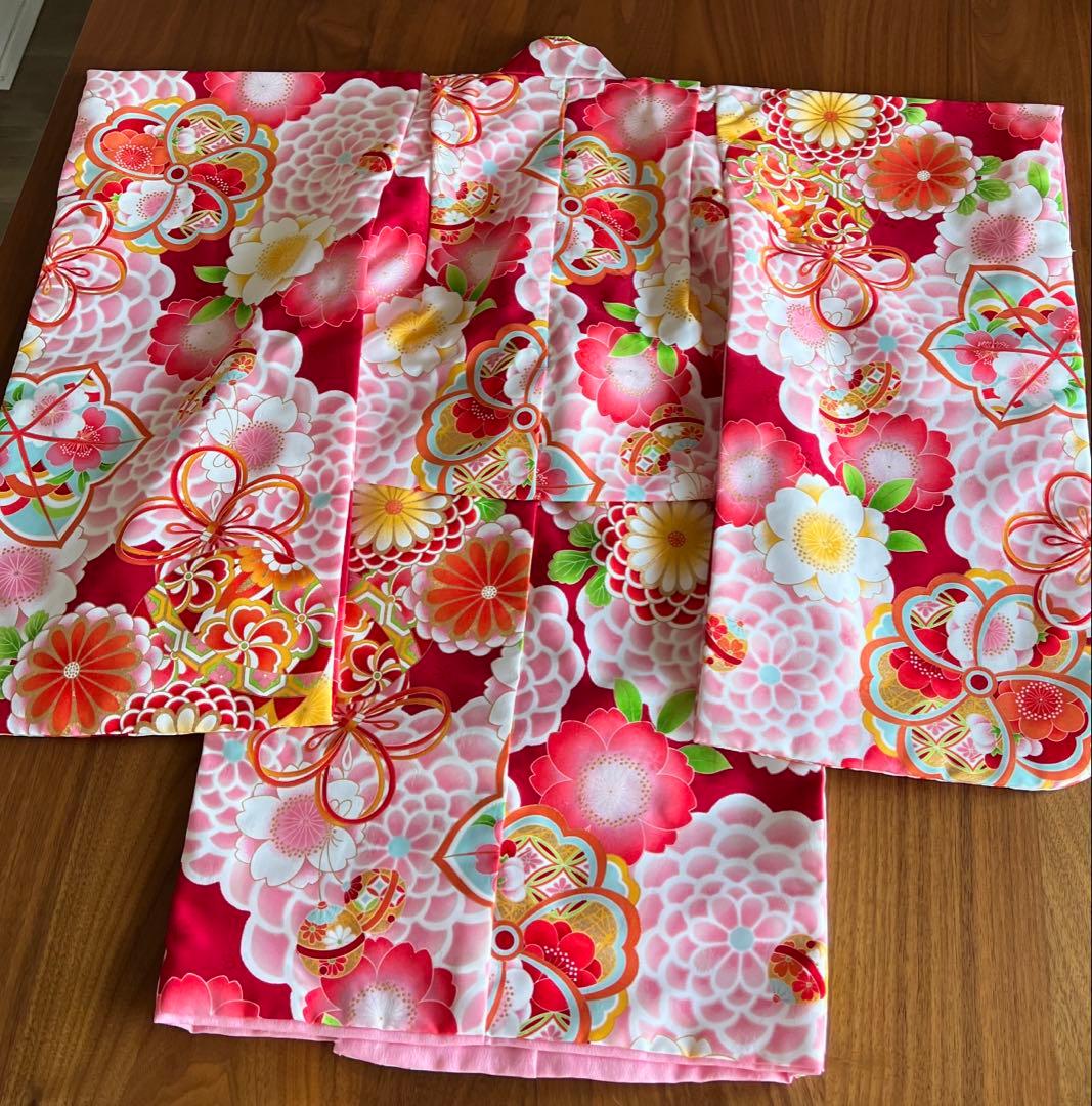 chi!さん専用　高級　式部浪漫　七五三　3歳　着物　 被布着セット