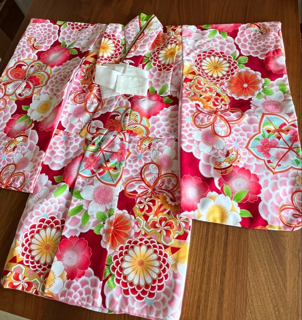 chi!さん専用　高級　式部浪漫　七五三　3歳　着物　 被布着セット