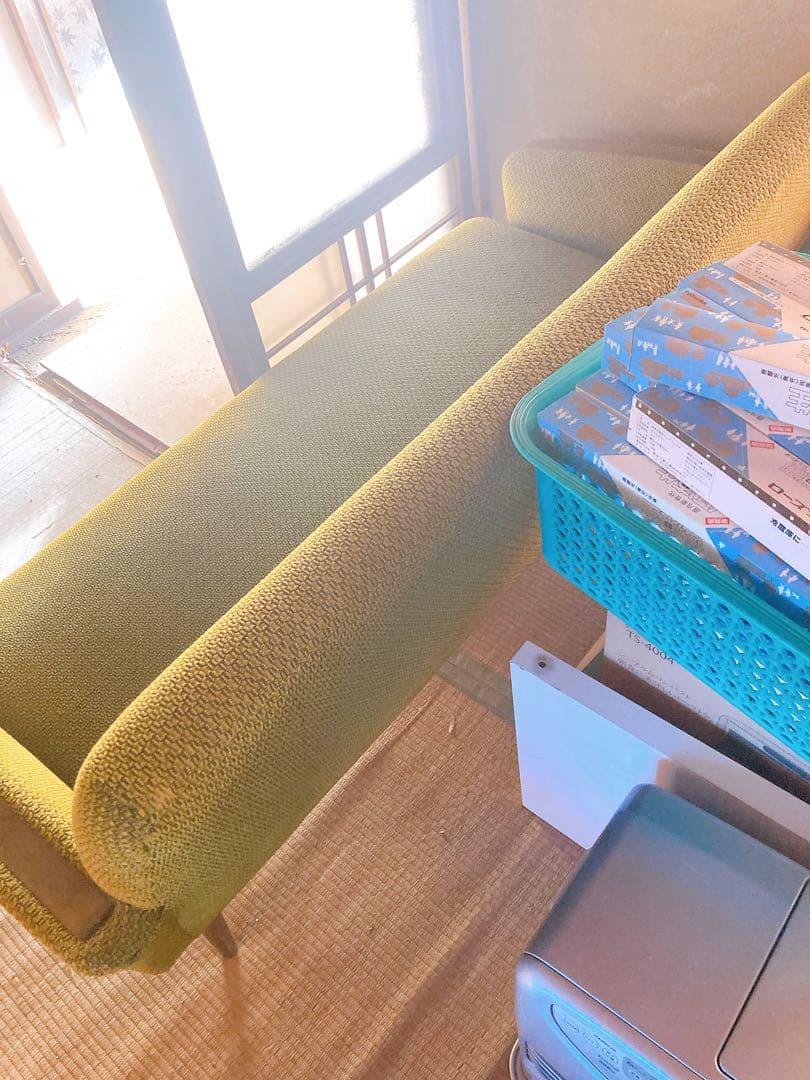 2人掛けソファ ダイニングソファ インテリア家具 抹茶カラー椅子 イス