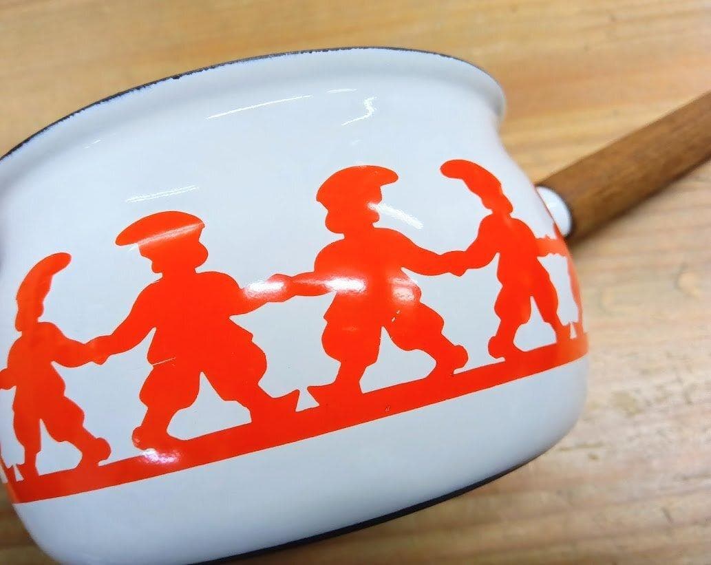 北欧 ARABIA☆アラビア FINEL フィネル ホーロー ミルクパン