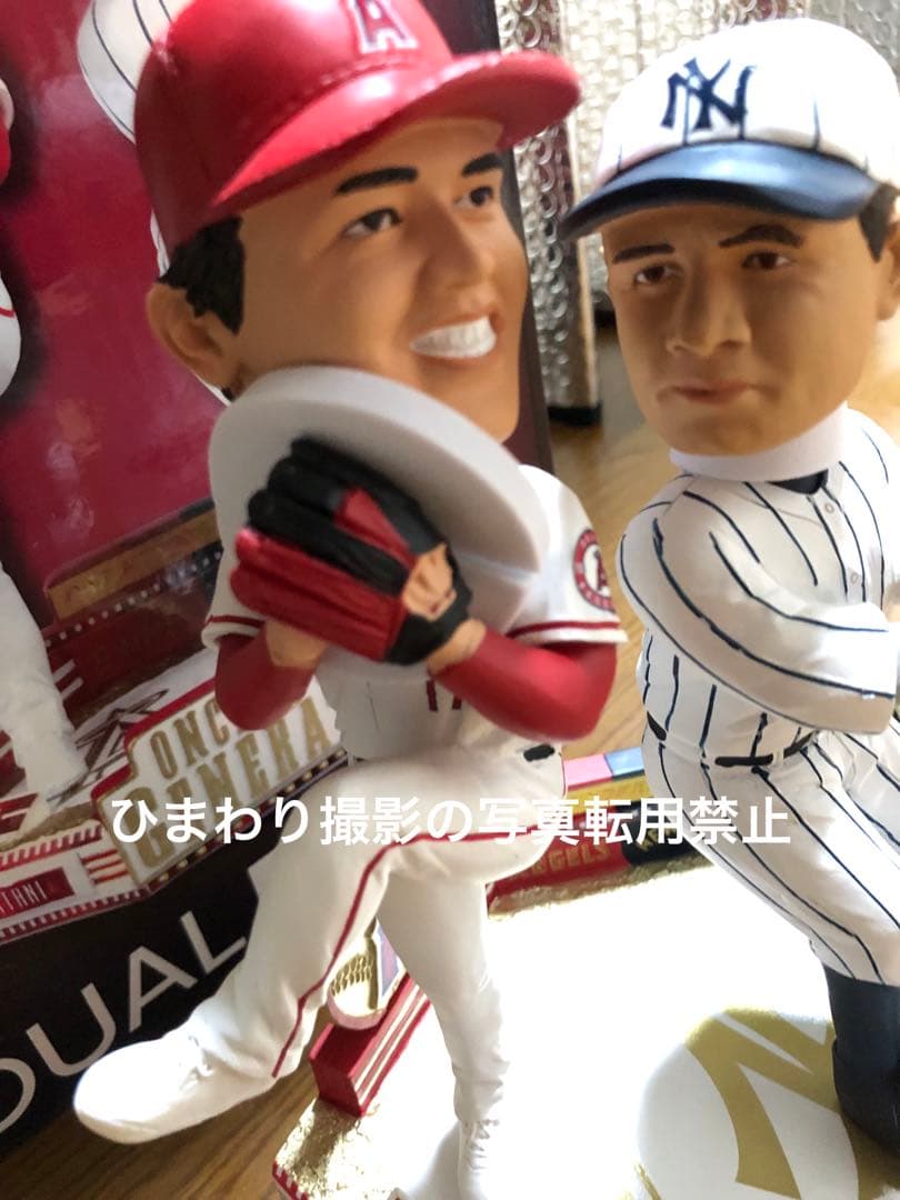 【超レア世界421個限定！】大谷翔平 ベーブルース 伝説の二刀流ボブルヘッド