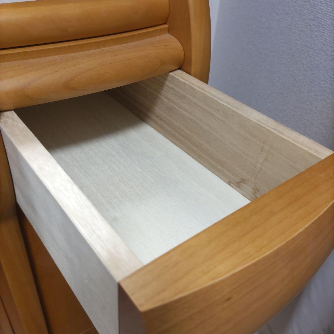 木目調 ドレッサー・鏡台 引き出し付き