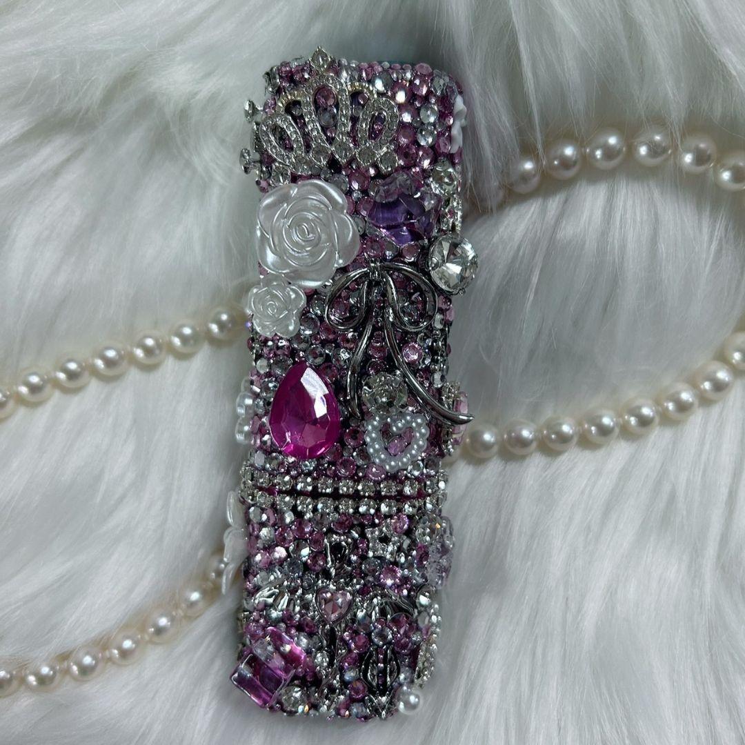 iQOS イルマワン デコケース アイコスデコ 現品限り ピンク シルバー