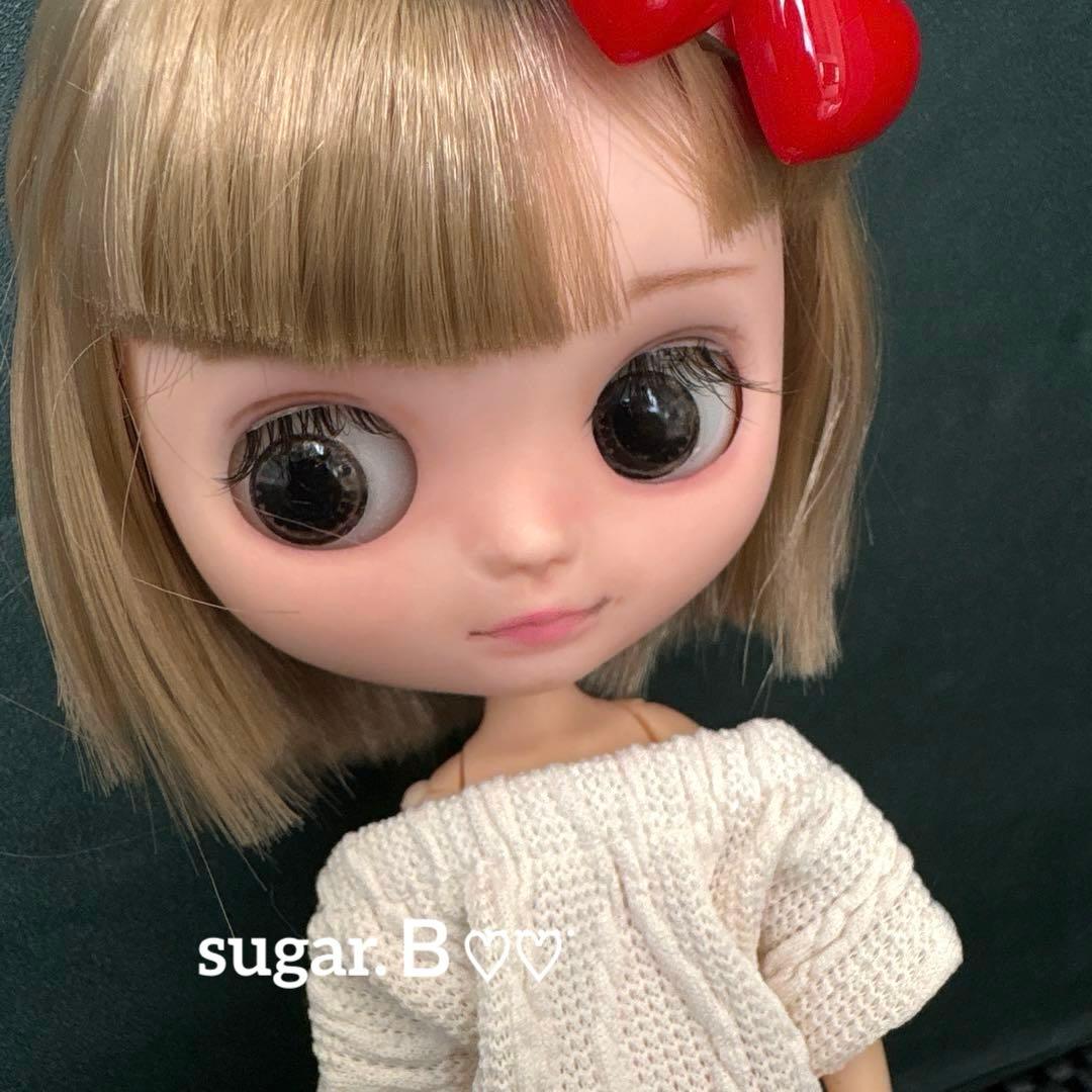 アイシードールカスタム❤︎ミディ❤︎ミルクティーボブ❤︎