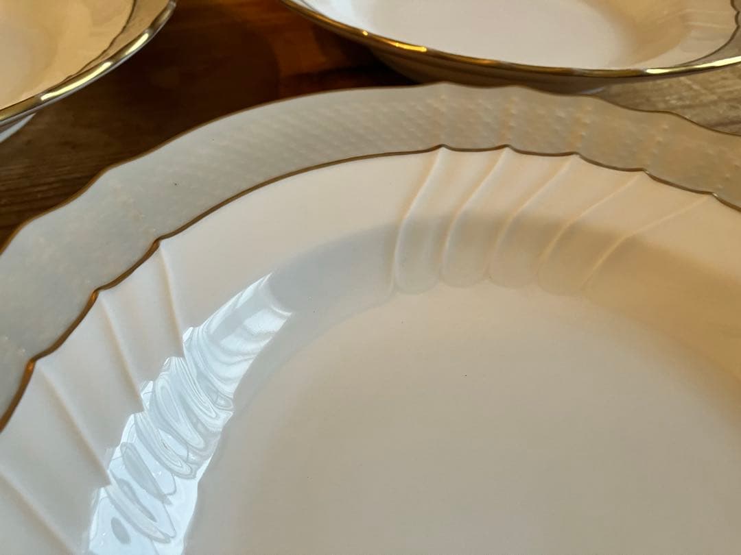 ジノリ　ベッキオグレース　23.5スーププレート×5