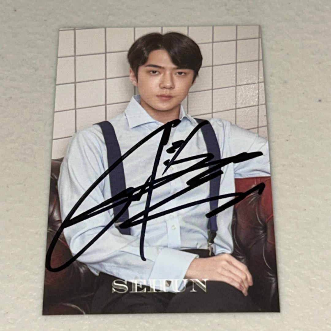 EXO セフン 直筆サイン 2020年シーグリ 封入トレカ - メルカリ