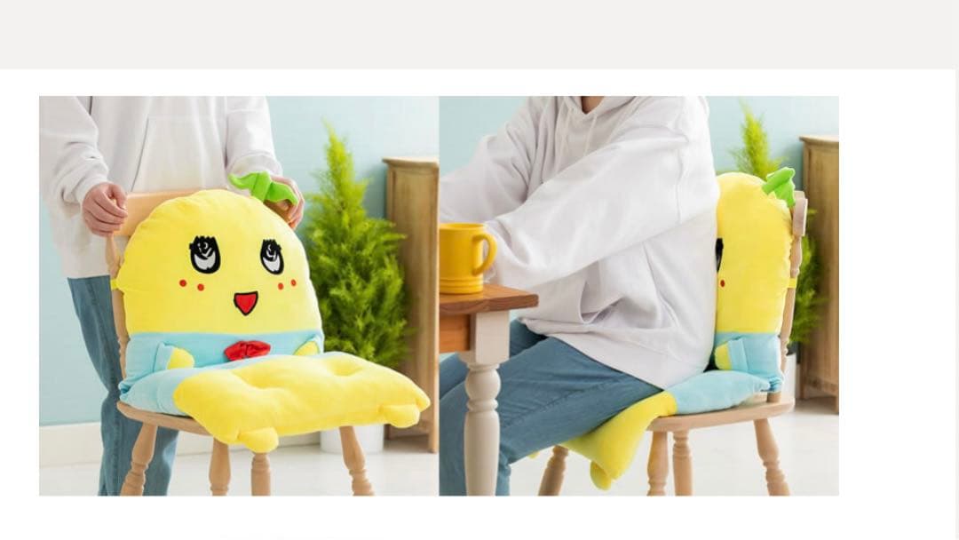 ふなっしー 車にもたつけられる！もちっとリラックス チェア