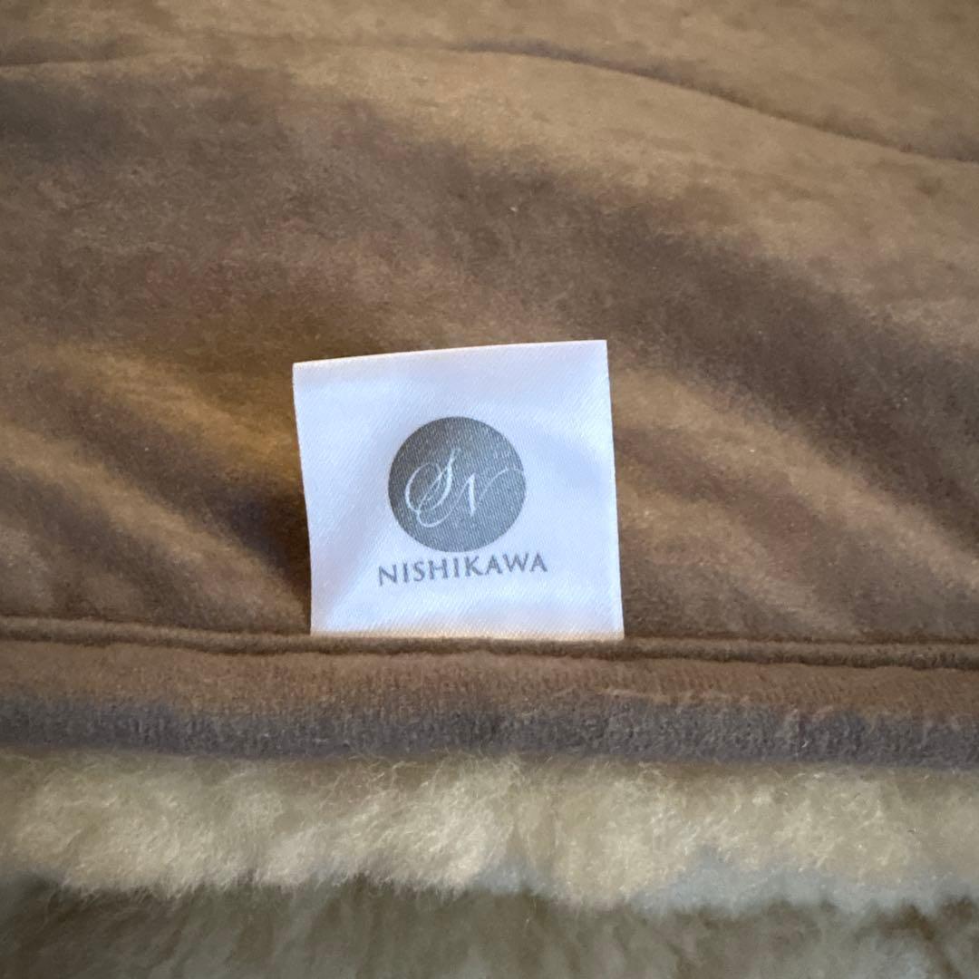 昭和西川 ムートン素材 ベッドパッド