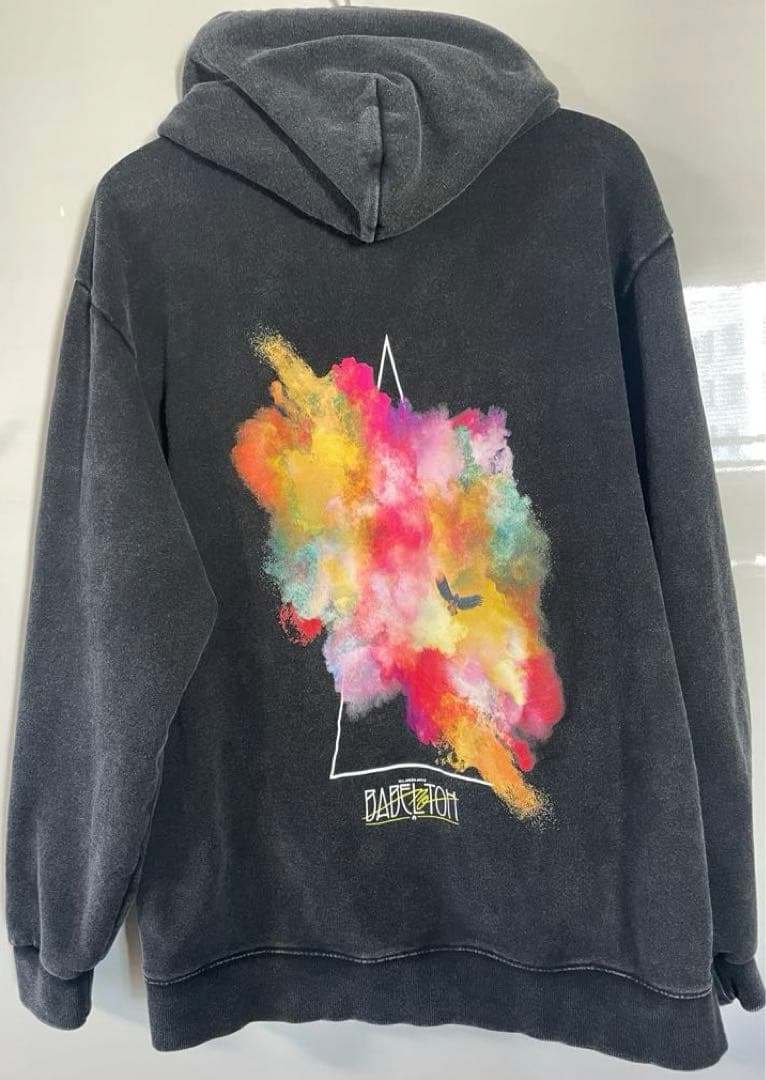 即日発送】 ミセスグリーンアップル パーカー バベルの塔 フーディー L