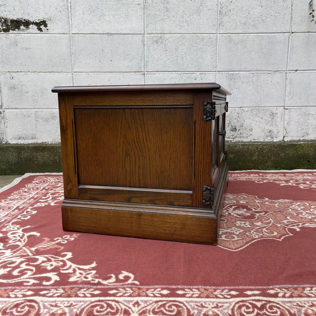 英国家具 ◾️Old Charm オールドチャーム 木製オーク材 テレビ台 収納棚