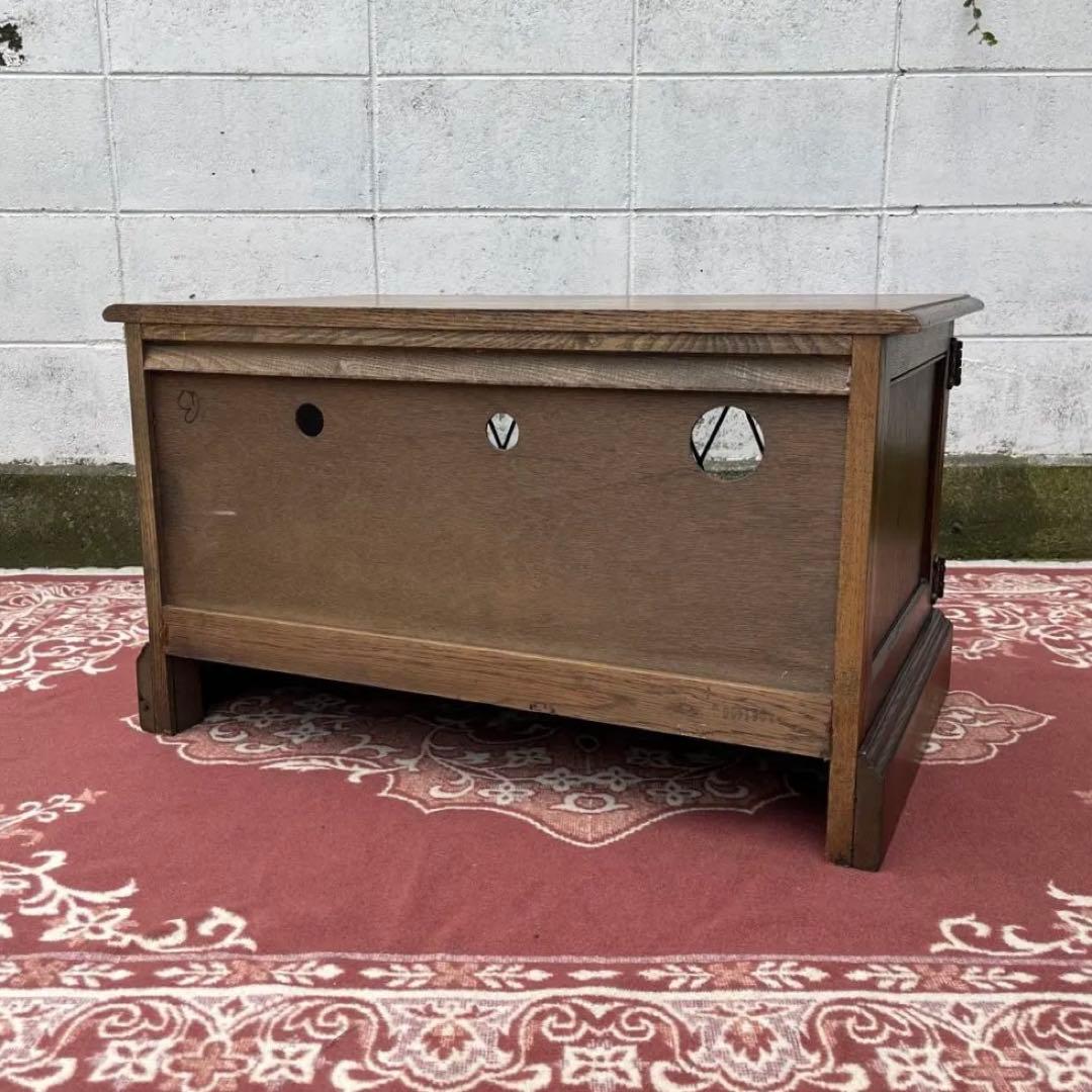 英国家具 ◾️Old Charm オールドチャーム 木製オーク材 テレビ台 収納棚