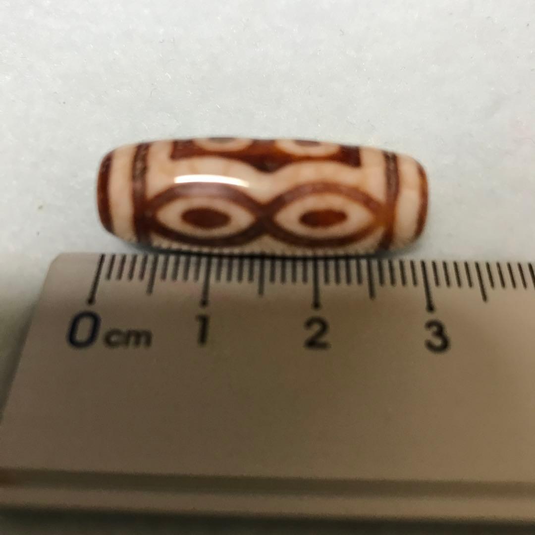 超激レア珍品‼︎ 赤龍紋 佛七眼天珠 中型 凹凸あり パワーが強いですよ