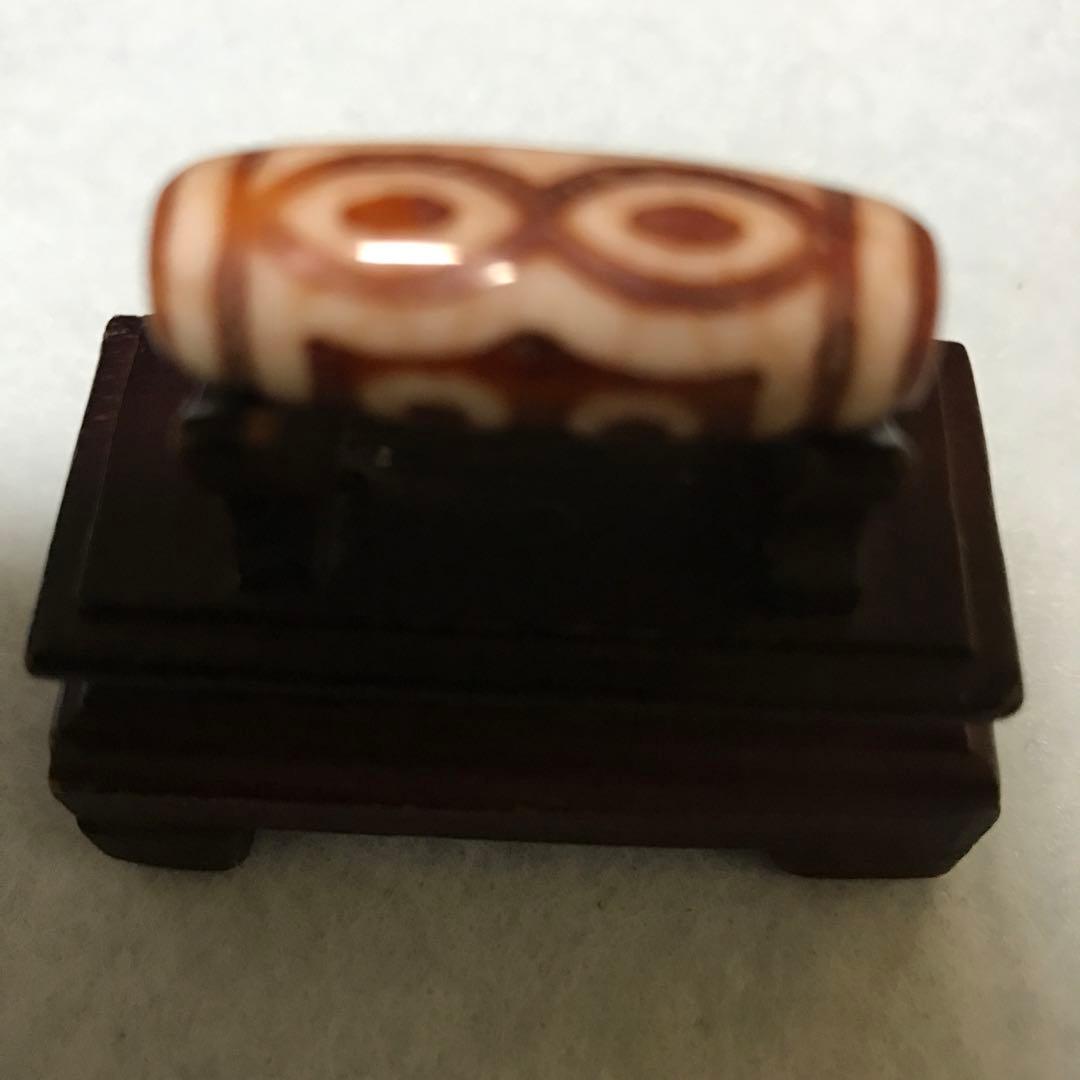 超激レア珍品‼︎ 赤龍紋 佛七眼天珠 中型 凹凸あり パワーが強いですよ