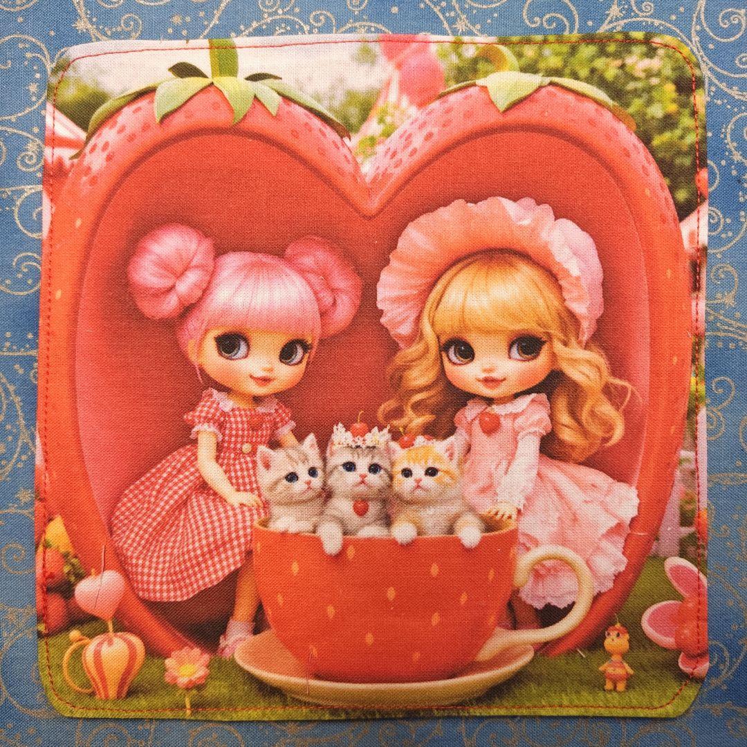 うきたん　ハンカチ　にゃんこさん柄