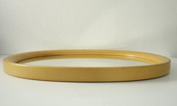 秋田木工 柳宗理 楕円型 ウォールミラー 壁掛け鏡 インテリア ビンテージ