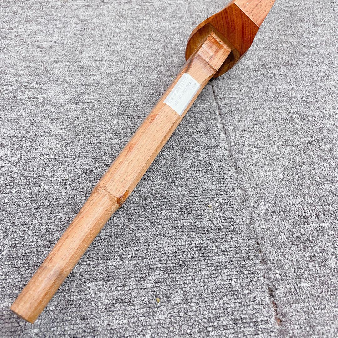 津軽三味線 延棹 太竿 花梨 丸打胴 人工皮 和楽器