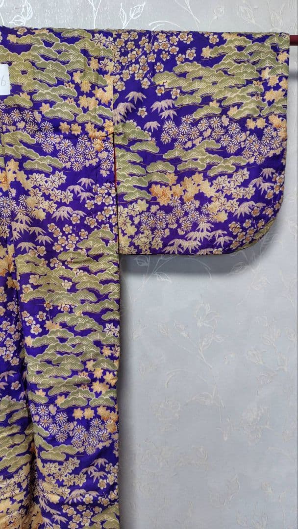 RK526アンティーク子供着物着丈104センチ裄丈52センチ木綿しつけ糸付き