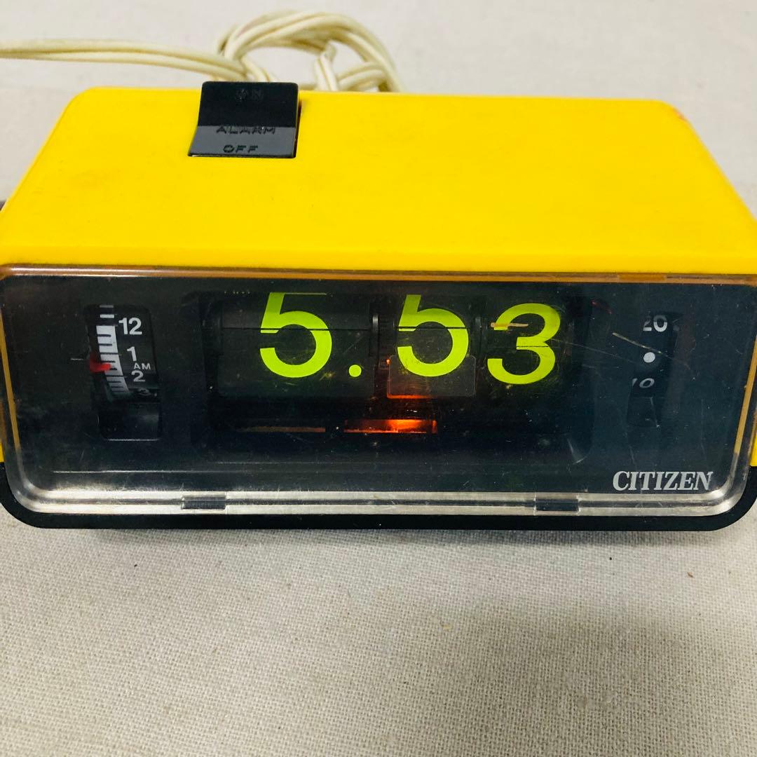 CITIZEN デジタル時計 ハイリーフ カーチス 5RDO25 パタパタ時計