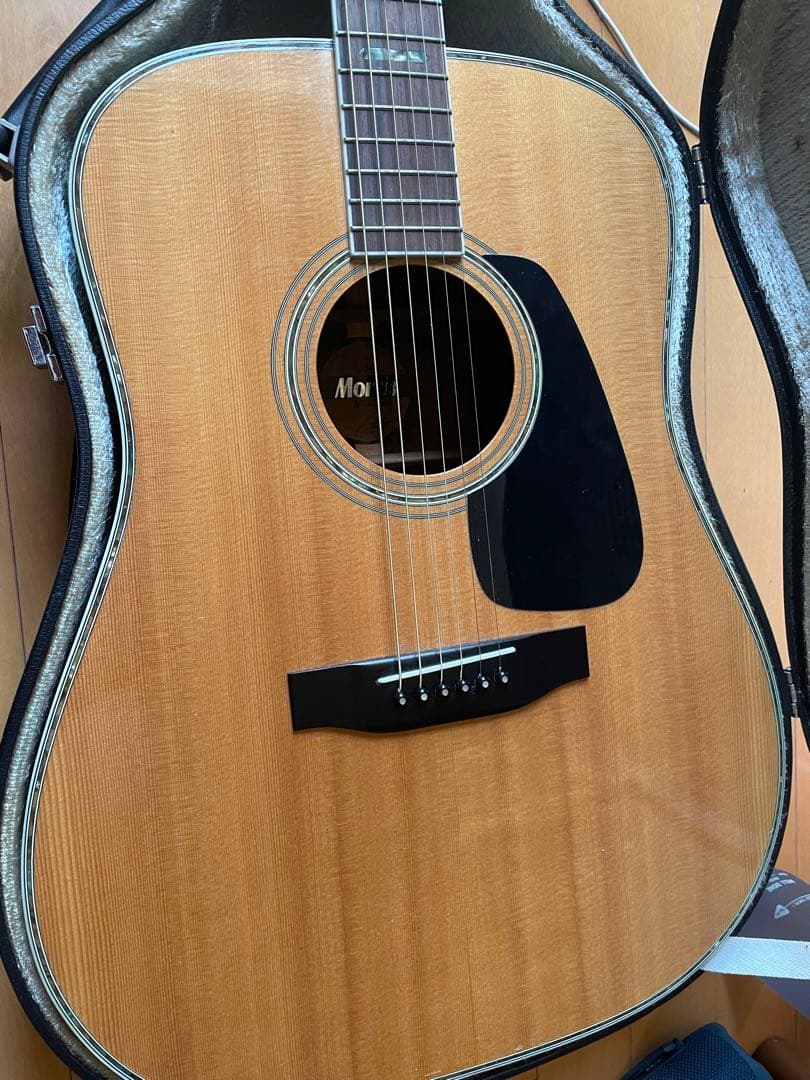 モーリス縦ロゴ Morris MD-525 ハードケース付き アコギ