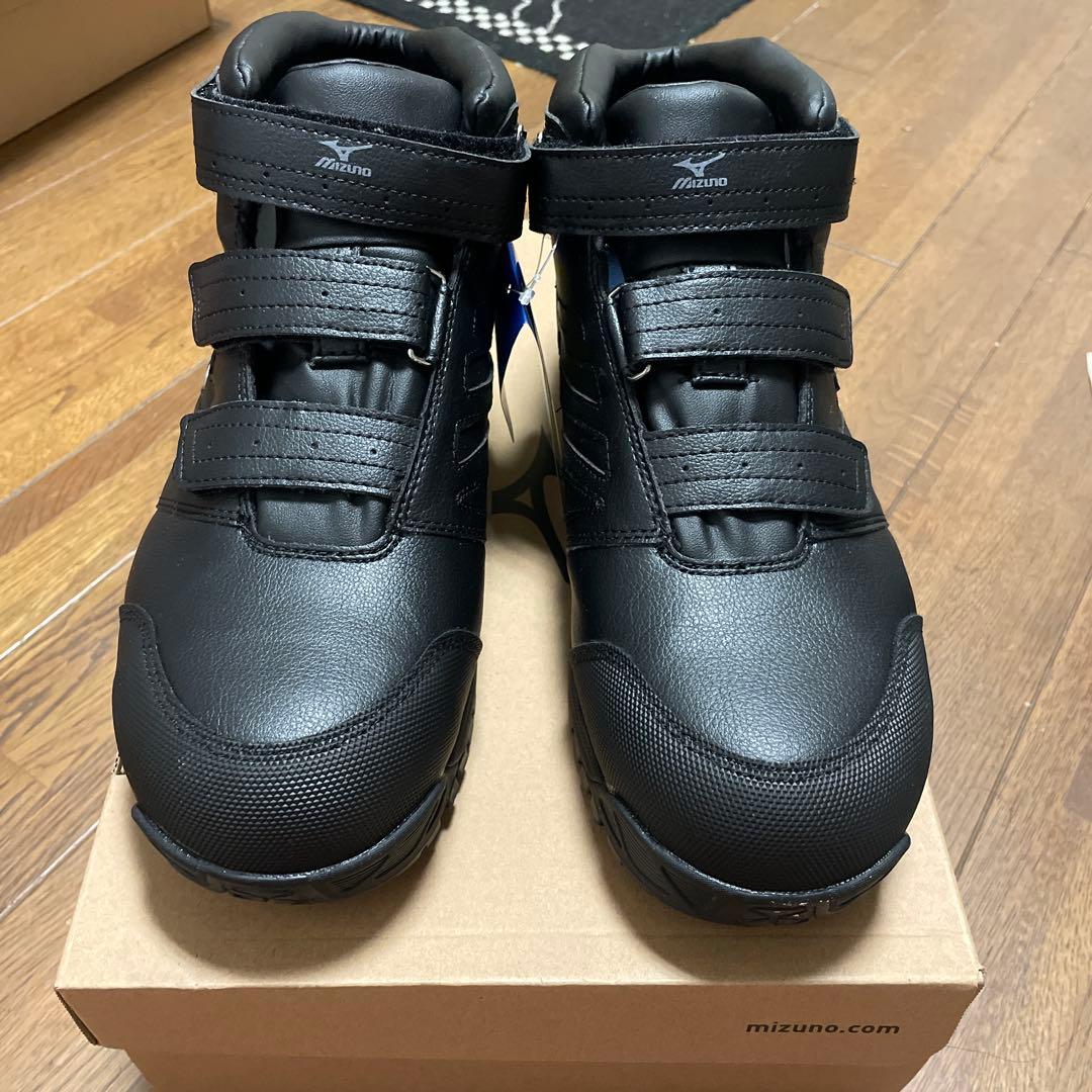 4 Mizuno 安全靴 ブラック ベルクロ 27cm 新品未使用