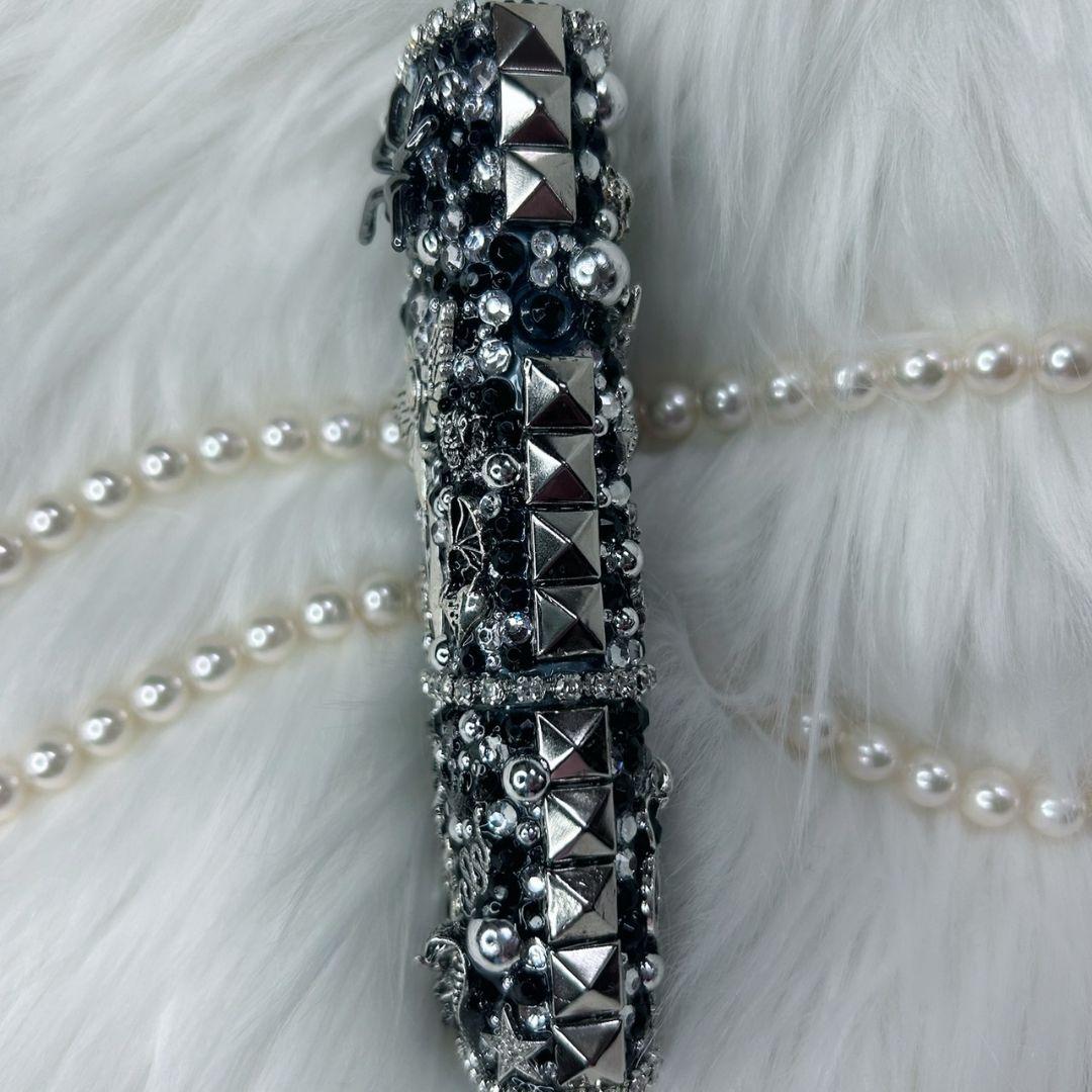 iQOS イルマワン デコケース アイコスデコ 現品限り 黒 シルバー パンク系