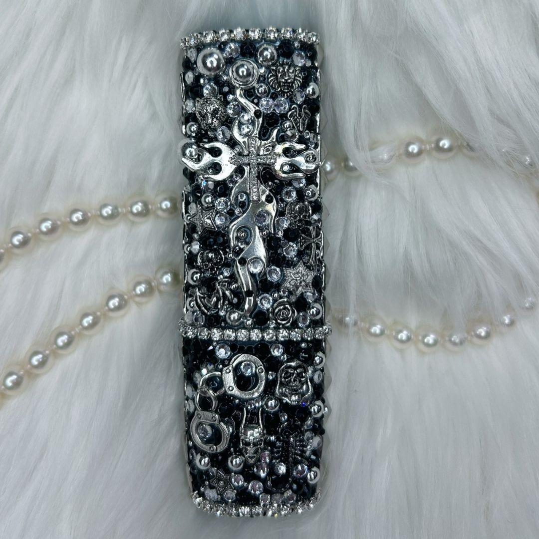 iQOS イルマワン デコケース アイコスデコ 現品限り 黒 シルバー パンク系