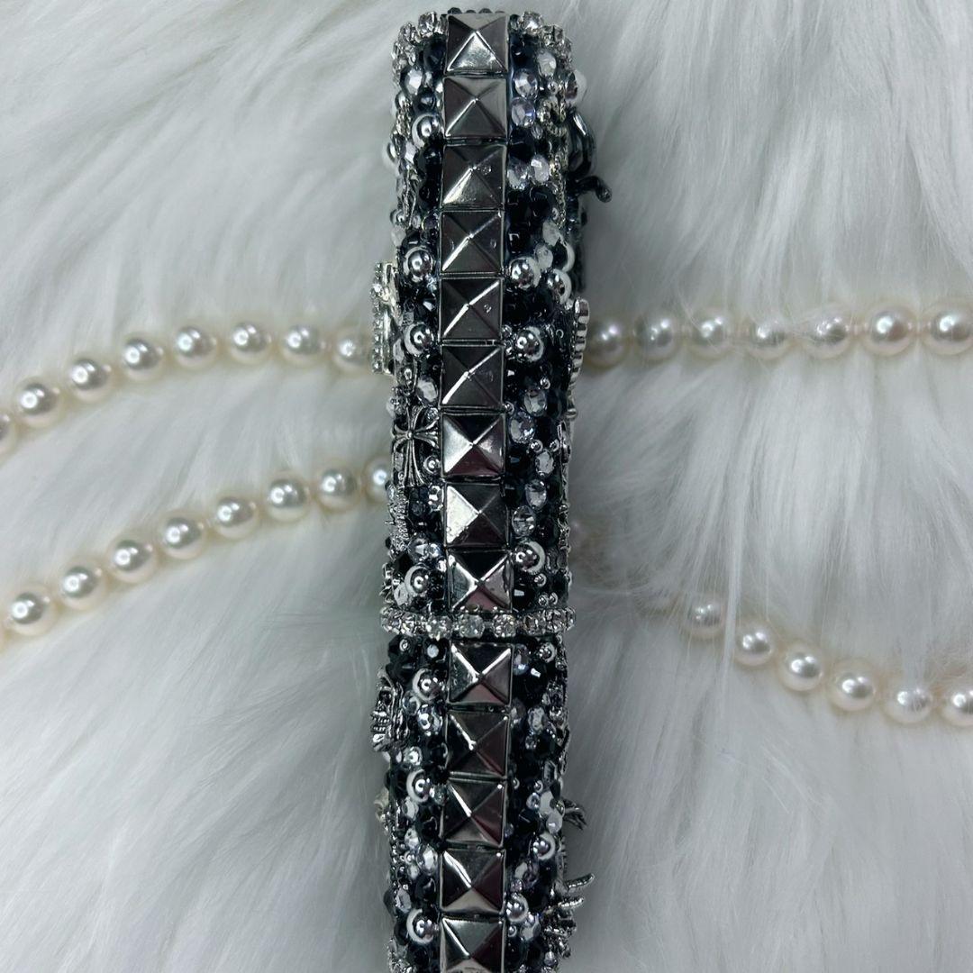 iQOS イルマワン デコケース アイコスデコ 現品限り 黒 シルバー パンク系