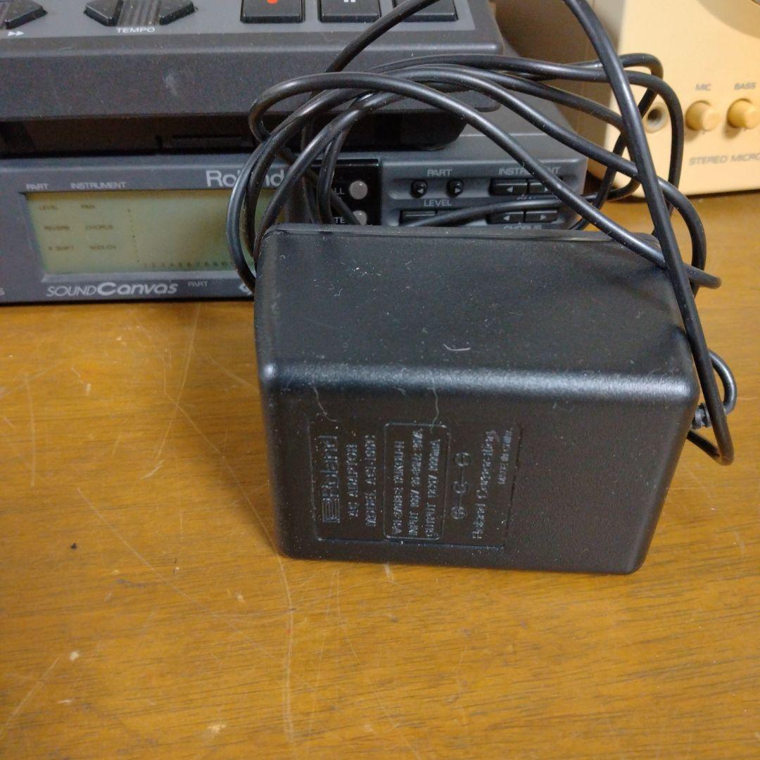 ★Roland SC-55 GS MIDI音源 ジャンク 取説・AC付 ジャンク