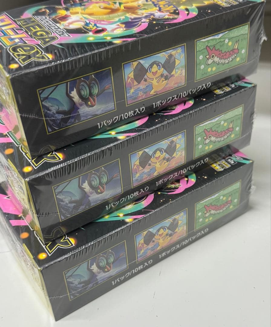 ポケモンカードメガドリームex 3BOX 未開封シュリンク付き - メルカリ