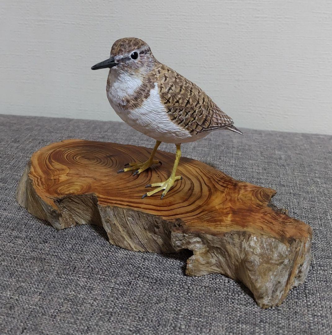 ミニバードカービング　\"イソシギ“