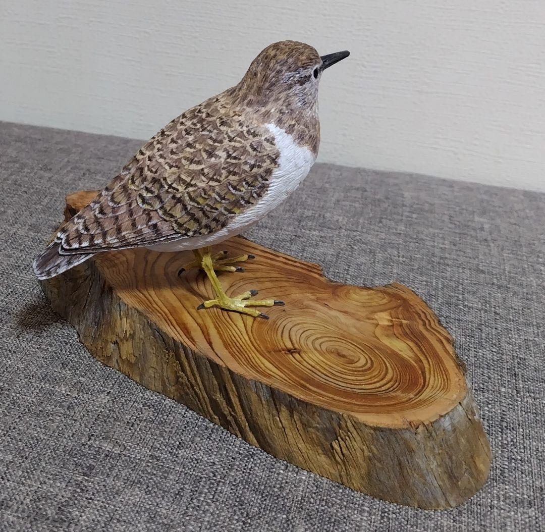 ミニバードカービング　\"イソシギ“