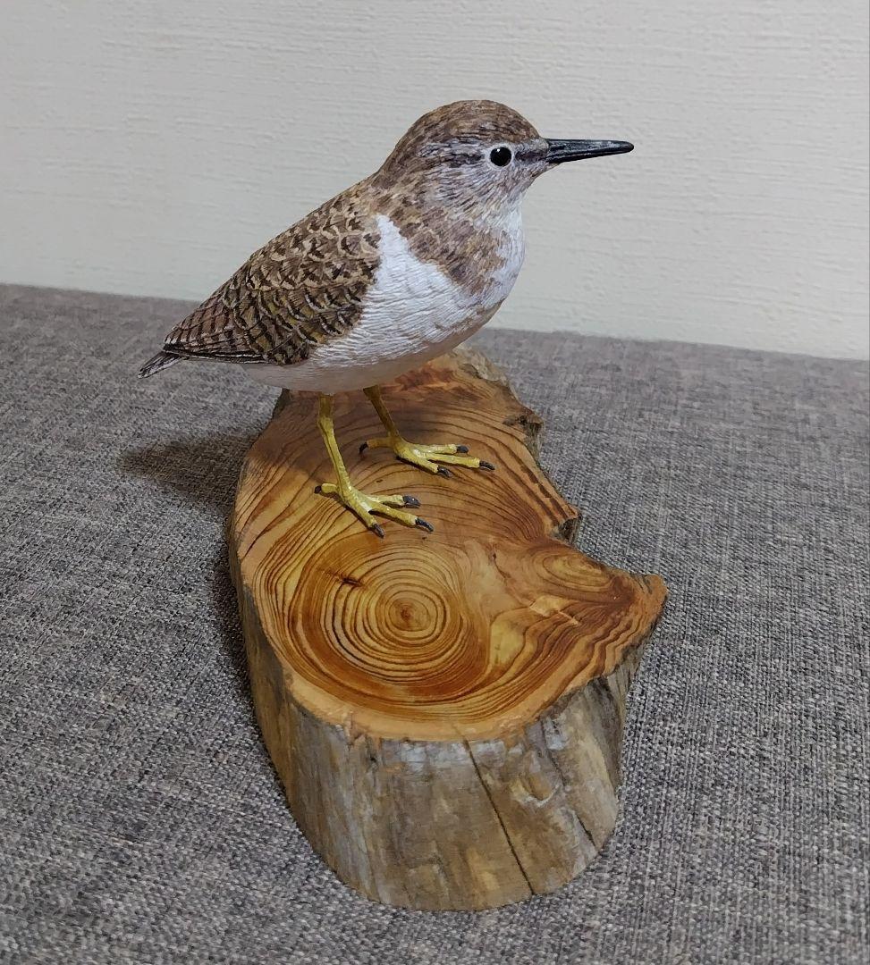 ミニバードカービング　\"イソシギ“