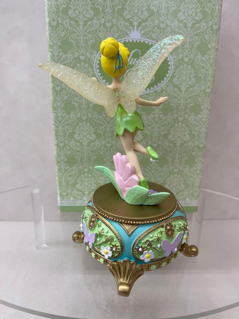 ティンカーベル オルゴール 花と蝶　ディズニーストア
