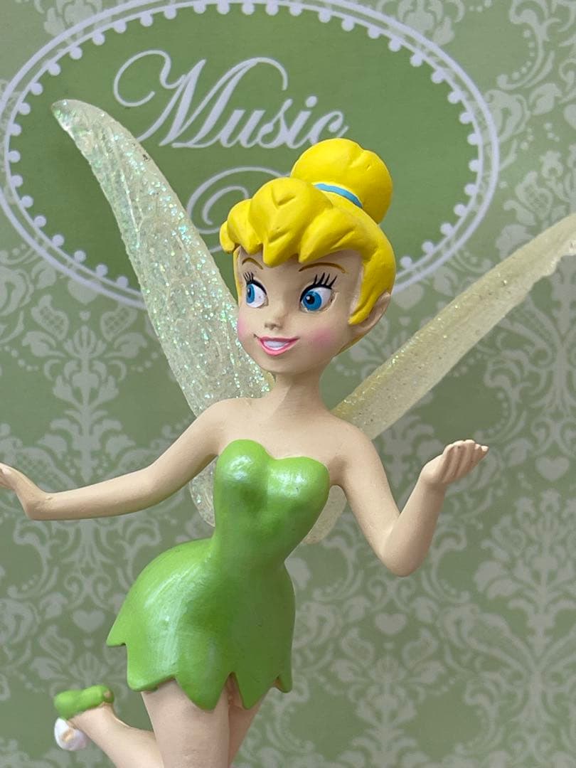 ティンカーベル オルゴール 花と蝶　ディズニーストア