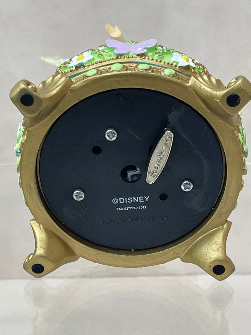 ティンカーベル オルゴール 花と蝶　ディズニーストア