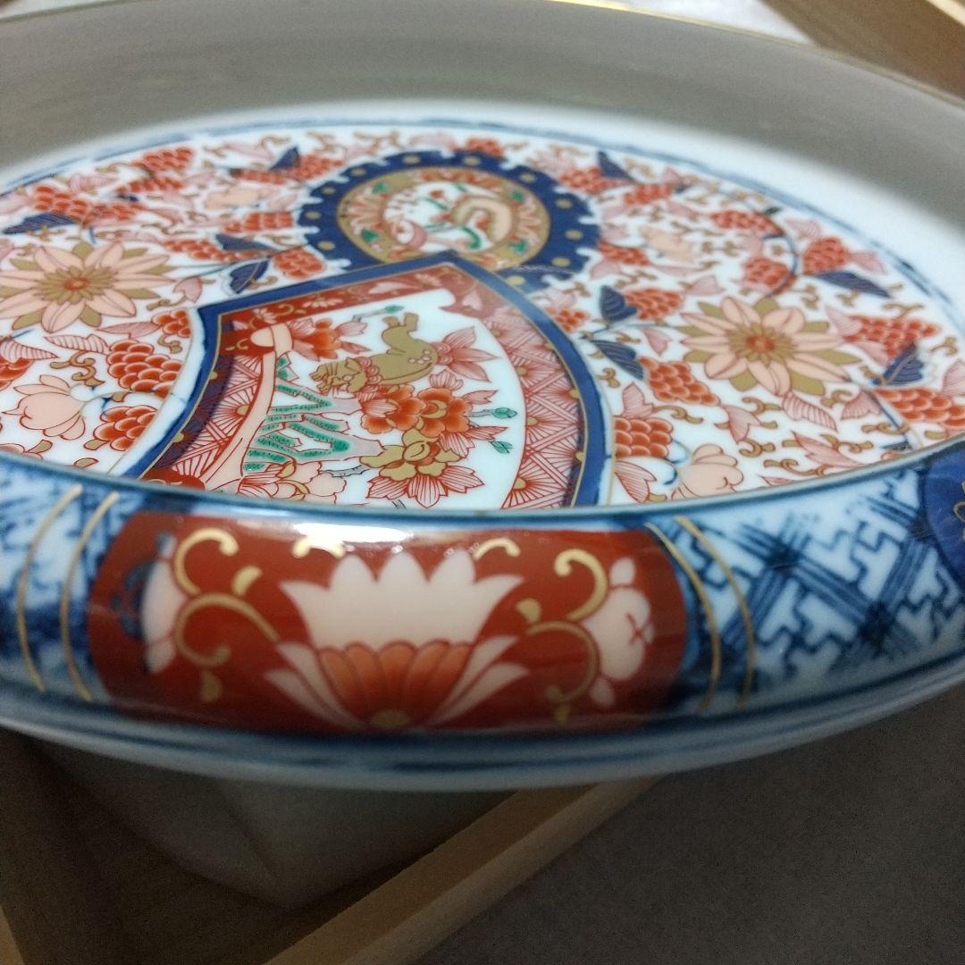 訳あり品　　有田焼・峯正作☆大皿