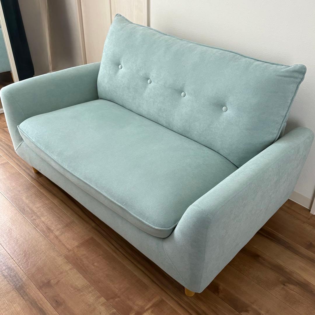 ニトリ 2人がけ ソファ ローソファにもなるコンパクトソファ