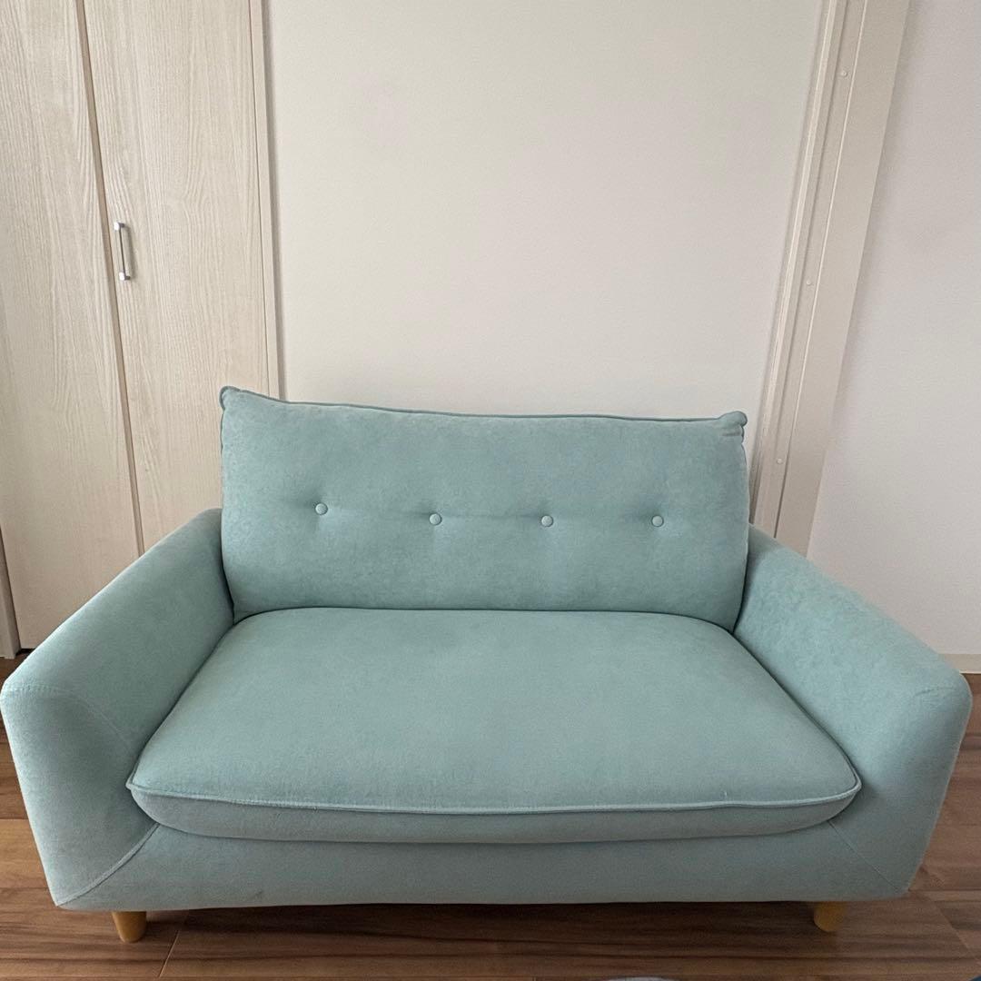 ニトリ 2人がけ ソファ ローソファにもなるコンパクトソファ