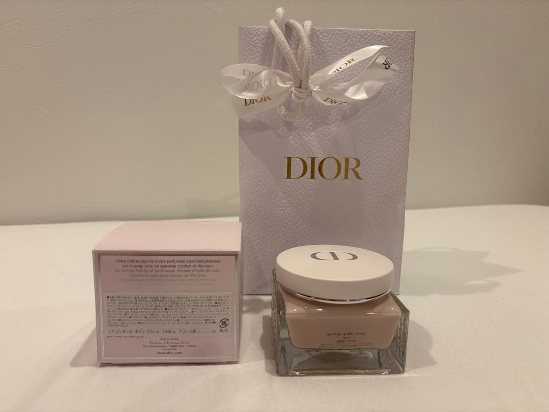 新品未使用Miss Dior ボディクリーム ギフトバッグ付き