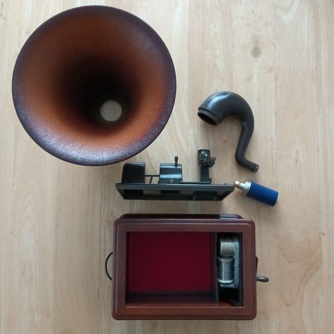 蓄音機型オルゴール　エジソンオペラ　テクニクス社製　アクセサリーＢＯＸ